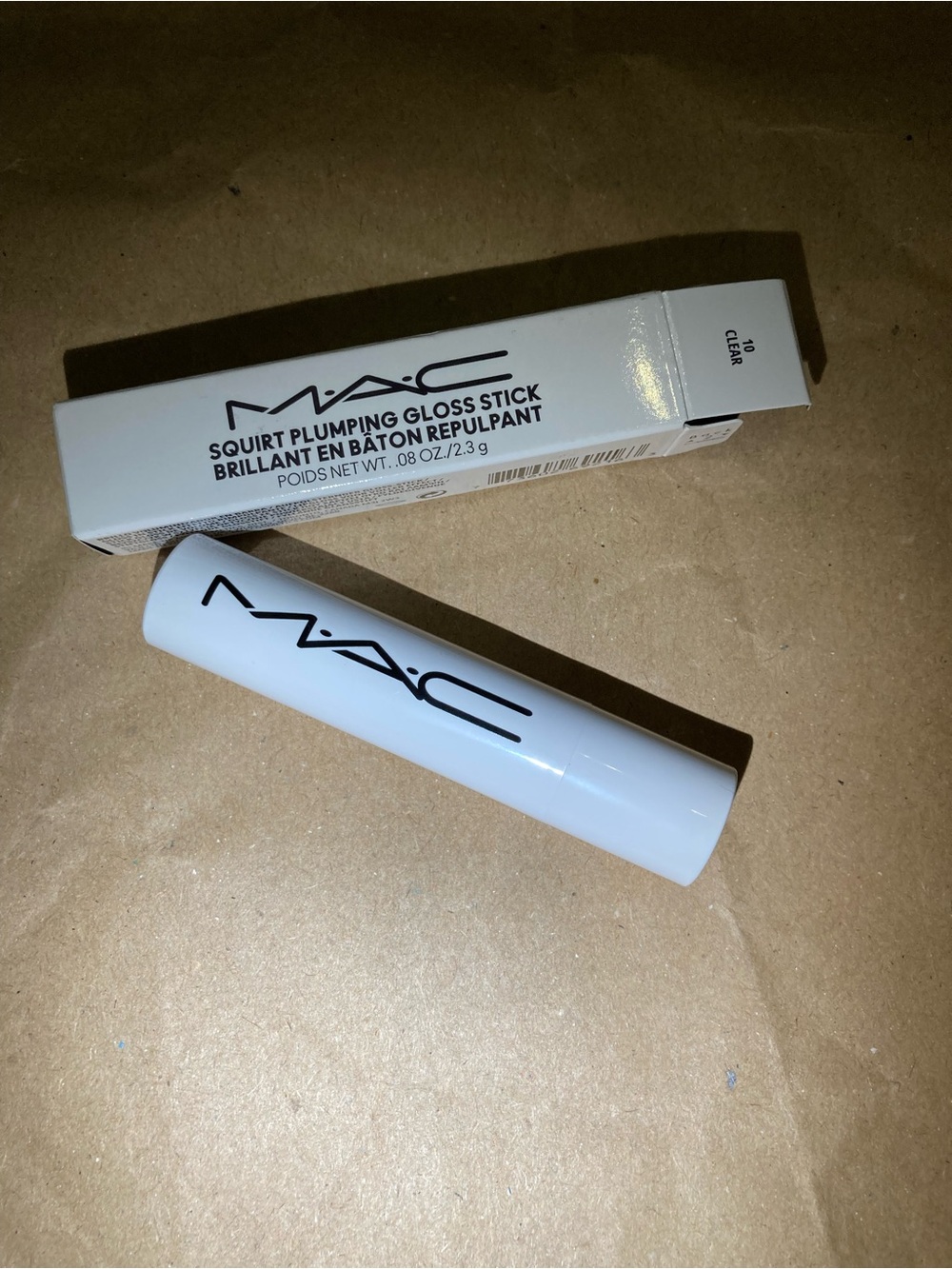 Mac squirt plumping gloss stick (clear)